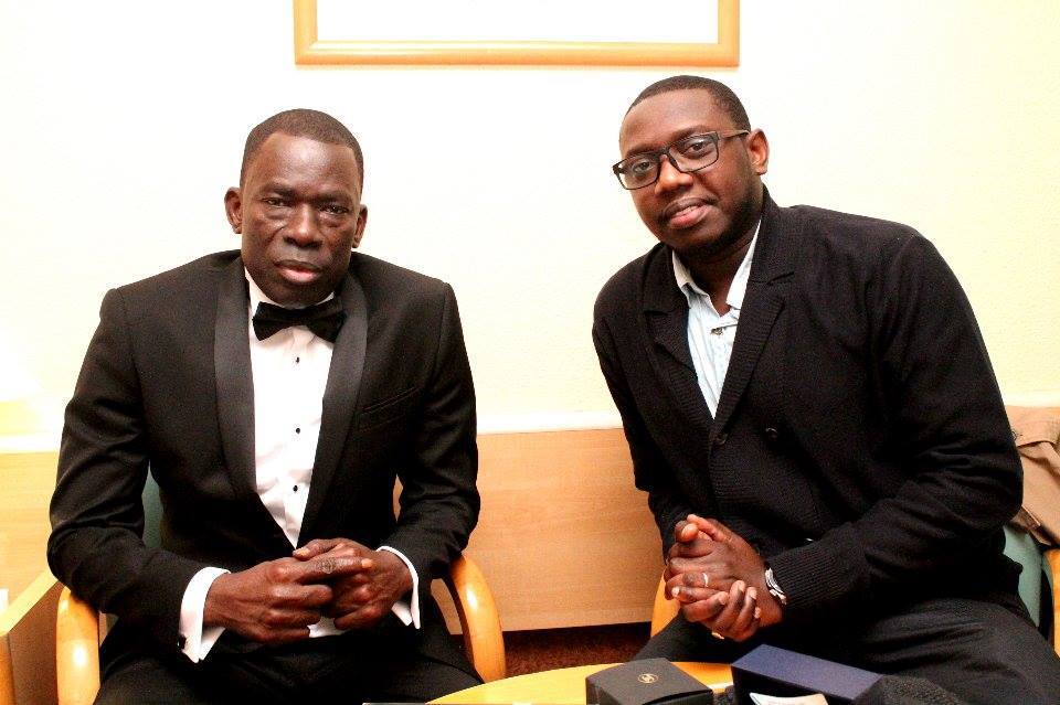 Bamba Diop et Assane Ndiaye en tournage de l’émission "Feel in Paris"