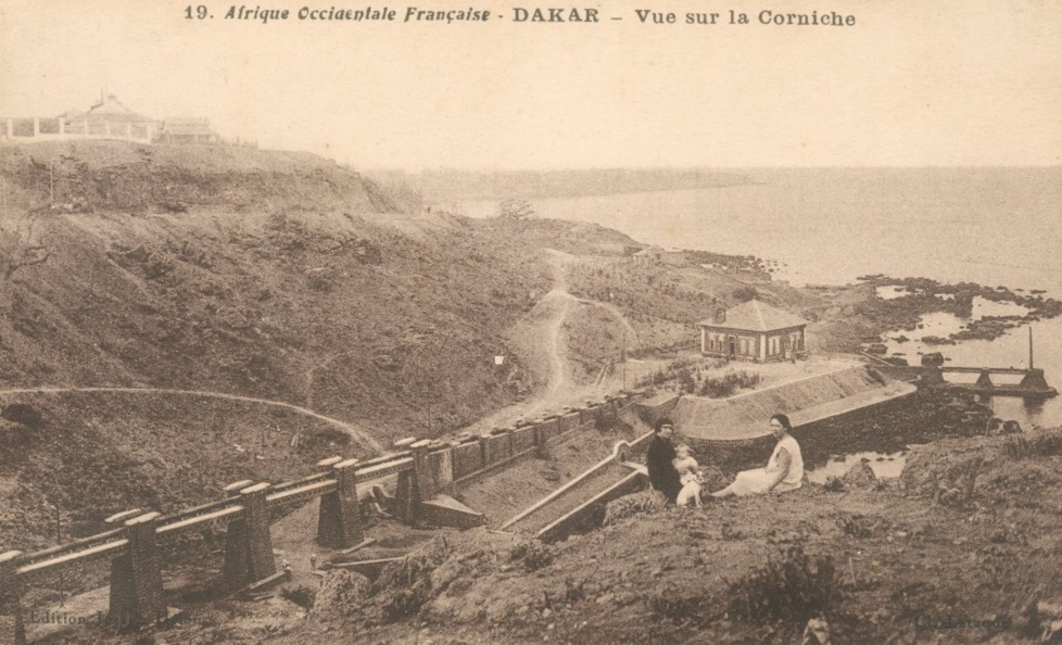 Vue  sur la corniche de Dakar