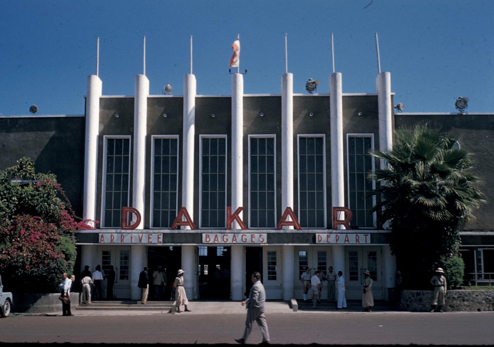 Aérogare de Yoff, photo prise entre 1956 et 1959