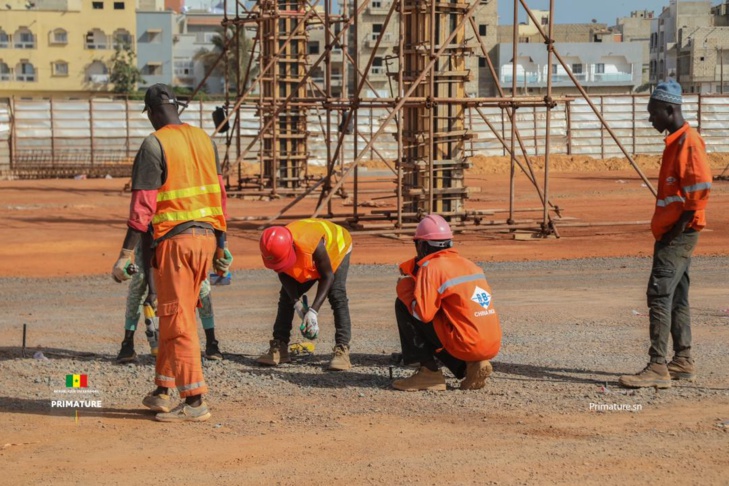 Photos: Amadou Ba, Premier Ministre, en visite des chantiers du BRT
