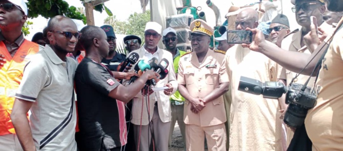 Hivernage 2023: Le Directeur général de l'Onas, Mamour Diallo en visite de terrain dans la région Nord