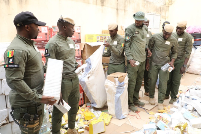 Encore une belle moisson des Douanes sénégalaises, avec des saisies d'une valeur de 340 millions de francs Cfa