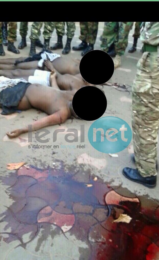 Photos - Coup d'Etat manqué en Gambie: Les corps des putschistes exposés au "State House" (Attention, ces images peuvent heurter...)