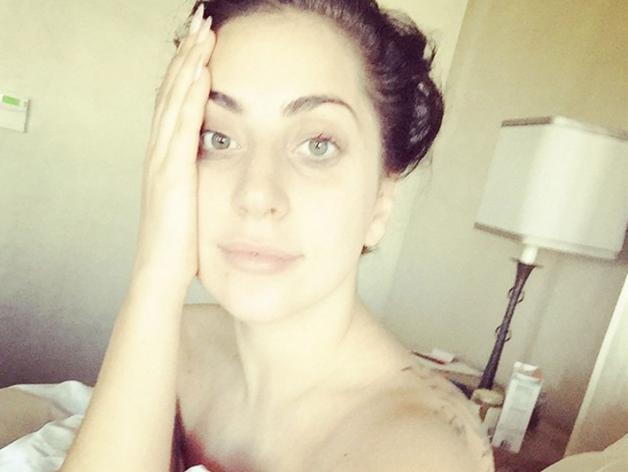 Lady Gaga, selfies au naturel