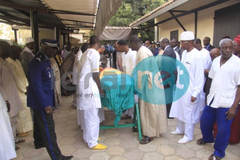 Les images de la levée du corps du président du Conseil constitutionnel, Cheikh Tidiane Diakhaté 