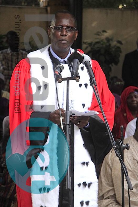 Les images de la levée du corps du président du Conseil constitutionnel, Cheikh Tidiane Diakhaté 
