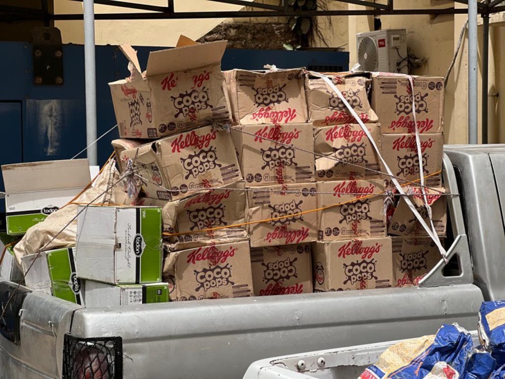 Photos / Opérations de contrôle des marchés : Le service régional du Commerce de Dakar a retiré des marchés, environ 7 tonnes de divers produits alimentaires Photos / Opérations de contrôle des marchés : Le service régional du Commerce de Dakar a retiré des marchés, environ 7 tonnes de divers produits alimentaires