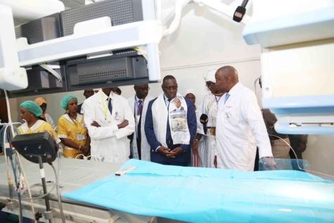 Inauguration des nouvelles unités de cardiologie interventionnelle et de web radiologie numérisée de l’hôpital Le Dantec 