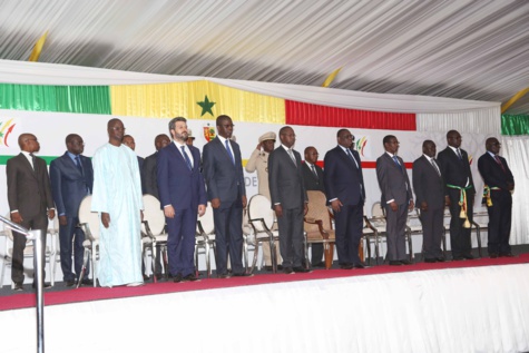 Les images de la cérémonie de pose de la première pierre de la deuxième université de Dakar