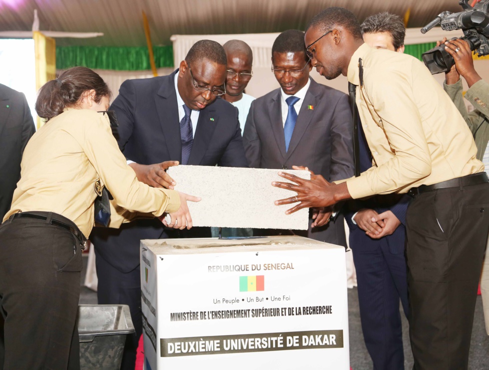 Les images de la cérémonie de pose de la première pierre de la deuxième université de Dakar