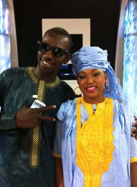 Le comédien Yoro en parfaite complicité avec Fily Diouf de la 2Stv