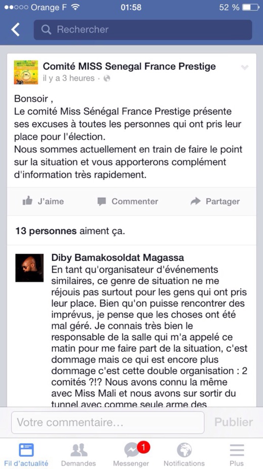Paris: La polémique enfle après l'annulation de Miss Sénégal Prestige France !