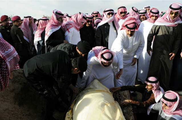 L'enterrement du roi Abdallah d'Arabie Saoudite