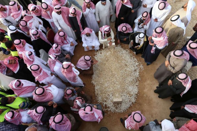 L'enterrement du roi Abdallah d'Arabie Saoudite