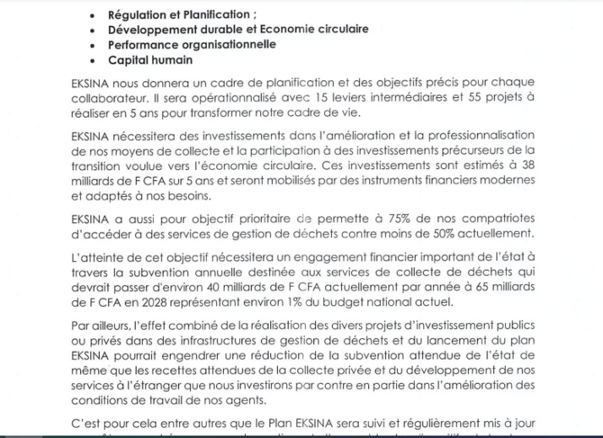 Revalorisation salariale, EKSINA...Les nouvelles mesures du Conseil d'administration de la SONAGED(Documents)