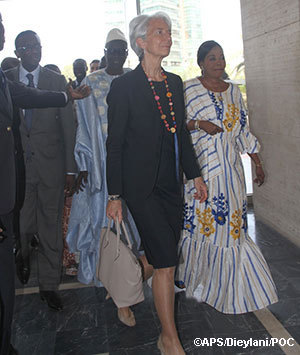 Christine Lagarde a quitté Dakar