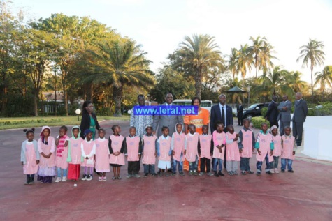 Quelques images de la cérémonie de levée des couleurs du lundi 2 févrrier 2015, au Palais de la République