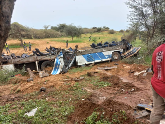 Accident tragique à la sortie de Nguène Sarr: Le bilan fait état de  23 morts et de plus de 50 blessés