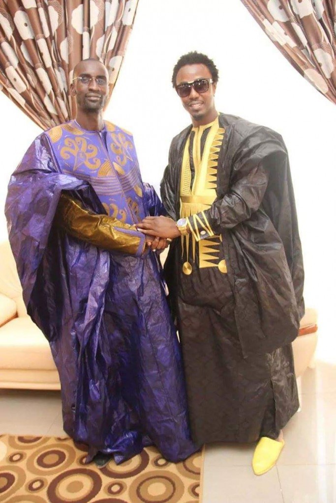 Bamba Sow et son ami Cheikh Sarr de Zik Fm