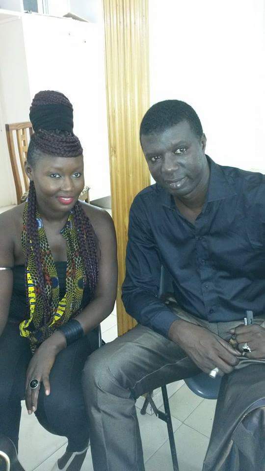 Fallou Dieng s'affiche avec la chanteuse Maréma 