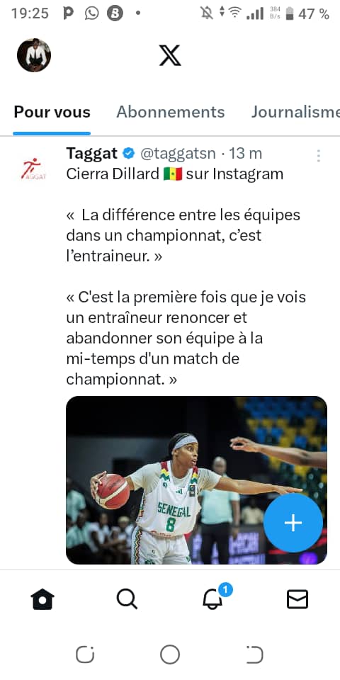 Afrobasket 2023 / Cierra Dillard: « Moustapha Gaye a abandonné l'équipe à la mi-temps »