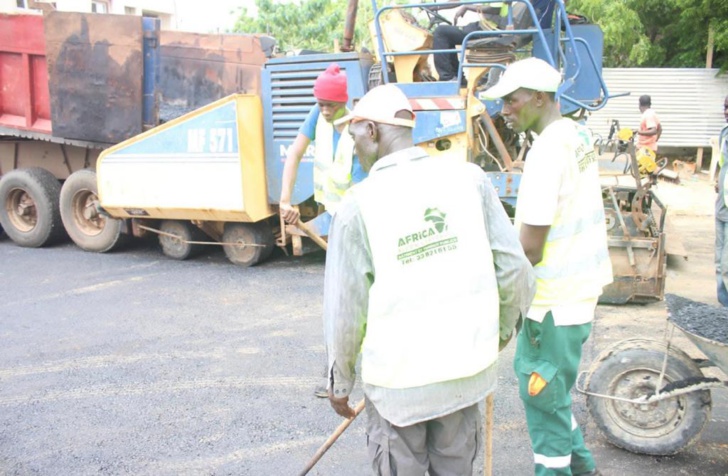 Photos/ Commune de Mermoz-Sacré-Cœur: Visite de chantiers du maire de Dakar, Barthélemy Dias