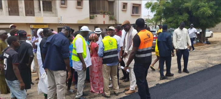 Photos/ Commune de Mermoz-Sacré-Cœur: Visite de chantiers du maire de Dakar, Barthélemy Dias