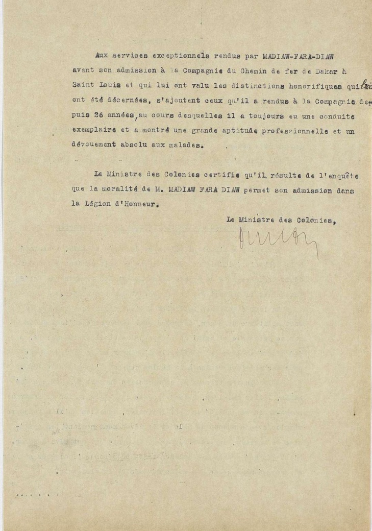 Lutte contre les pandémies: Madiaw Fara Diaw, grand précurseur et exemple d’abnégation Lutte contre les pandémies: Madiaw Fara Diaw, grand précurseur et exemple d’abnégation