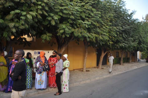 Abdoulaye Wade visite sa maison du Point E