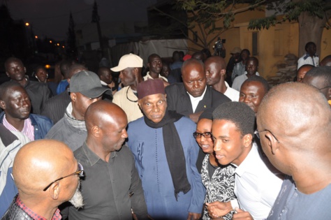 Abdoulaye Wade visite sa maison du Point E