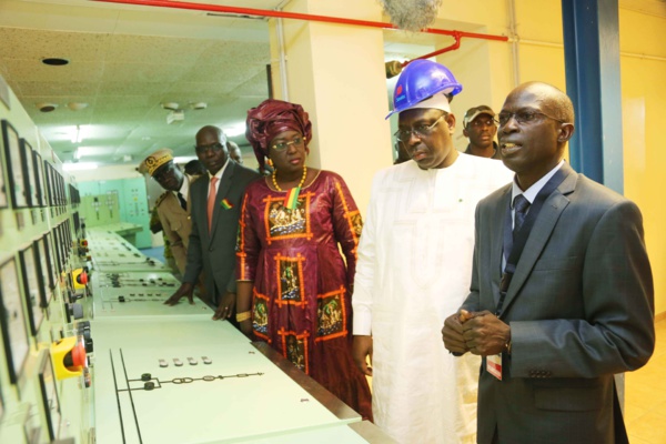 Macky Sall a inauguré la nouvelle centrale électrique de Boutoute