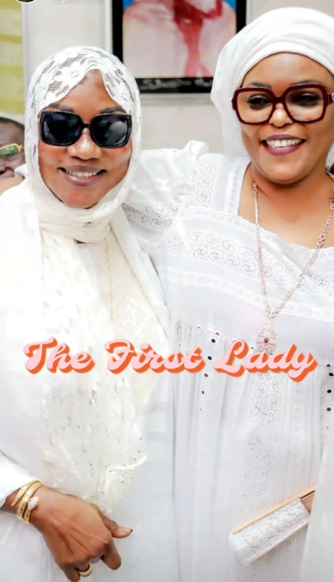 La réconciliation chaleureuse : Marième Faye Sall et Sokhna Bally Mountakha se retrouvent après un long froid La réconciliation chaleureuse : Marième Faye Sall et Sokhna Bally Mountakha se retrouvent après un long froid