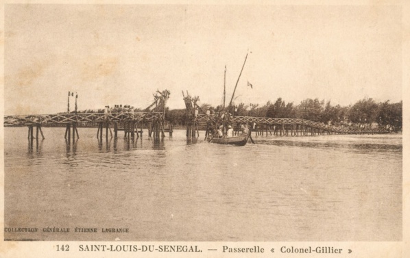 Le pont disparu de Saint-Louis