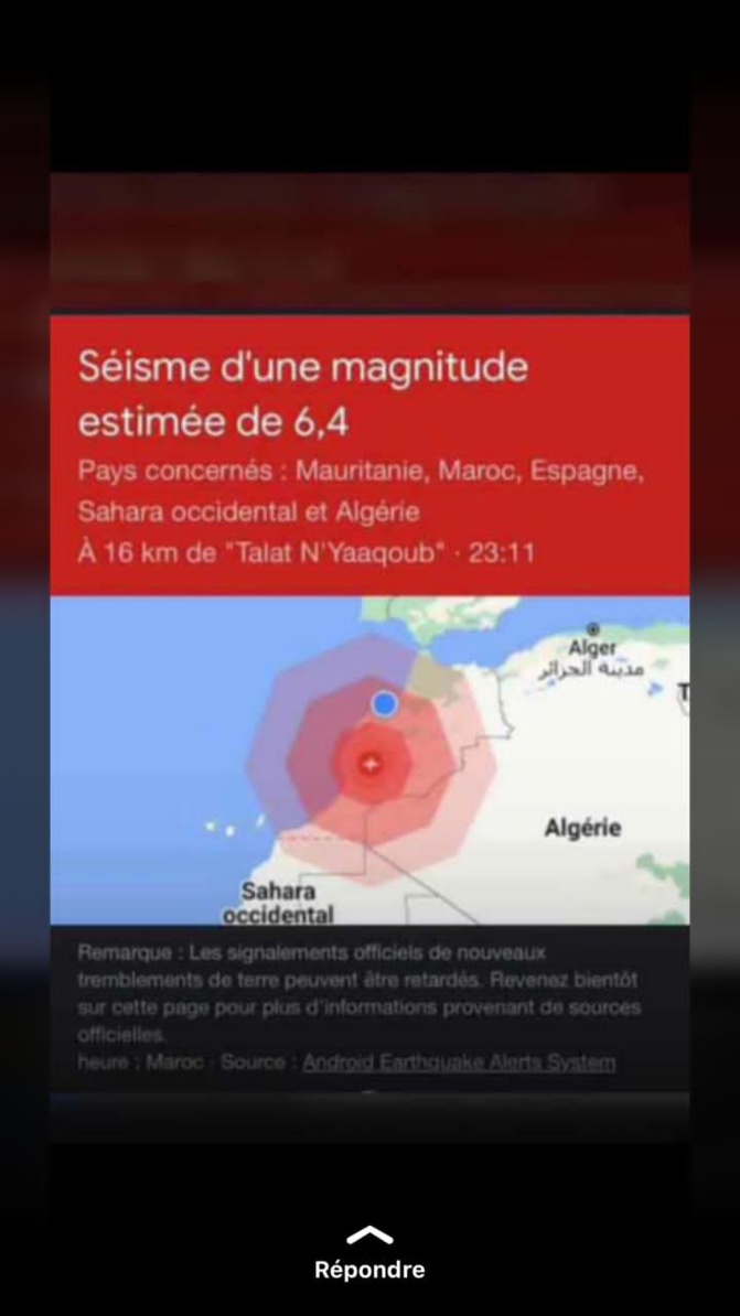 Maroc: De violents tremblements de terre frappent plusieurs villes Maroc: De violents tremblements de terre frappent plusieurs villes