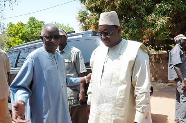 Macky Sall chez l'honorable Becaye Diop