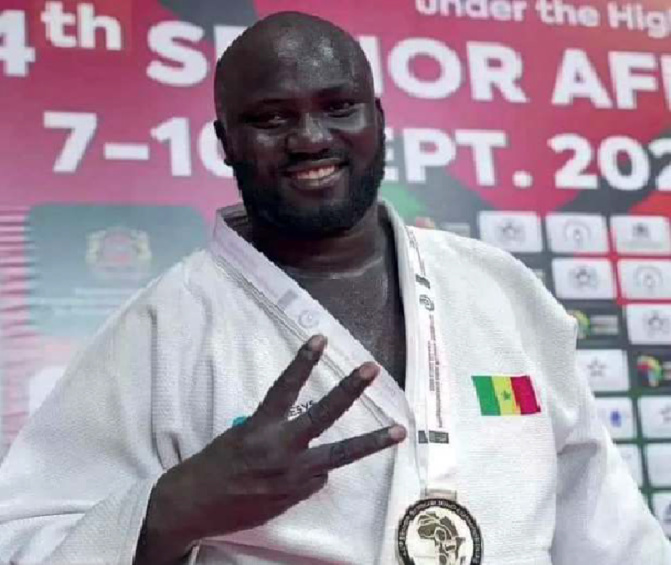 Judo :  Mbagnick Ndiaye décroche son 3e titre de champion d’Afrique