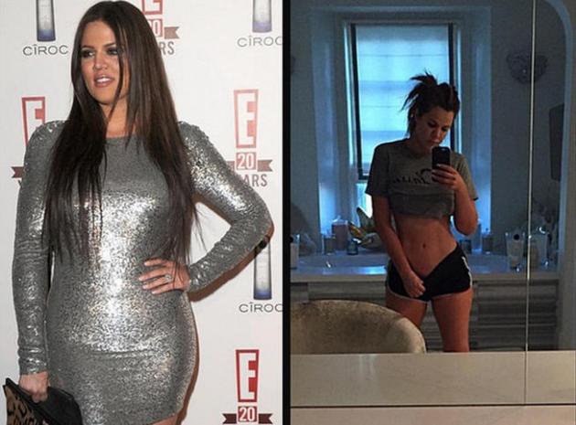 PHOTOS Découvrez l’impressionnante perte de poids de Khloe Kardashian !