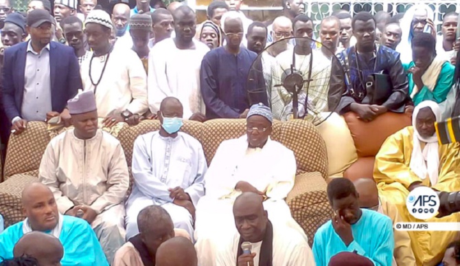 Thiès: Une délégation gouvernementale a présenté les condoléances du chef de l’Etat, à la famille de Serigne Saliou Touré