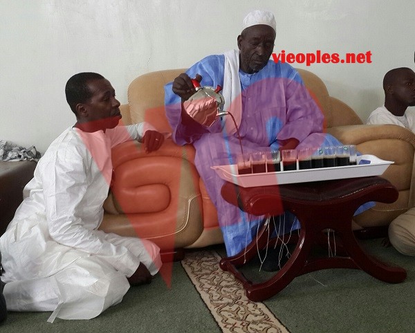 L'homme d'affaires Cheikh Amar, un fervent talibé mouride chez son guide Serigne Cheikh Saliou