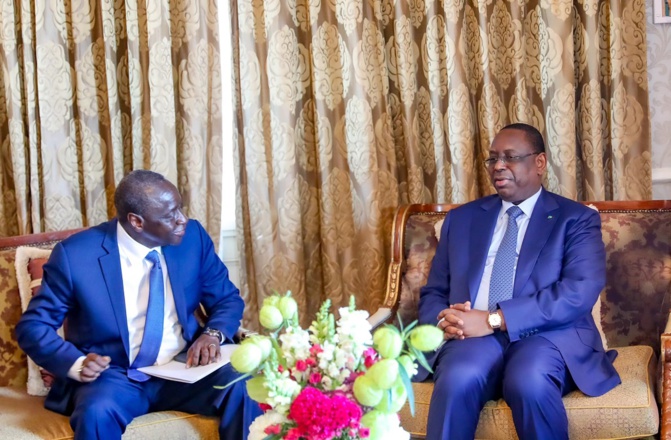 Sommet de l'ONU à New York : Le Président Macky Sall en entretien avec Ousmane Diagana et Tony Blair
