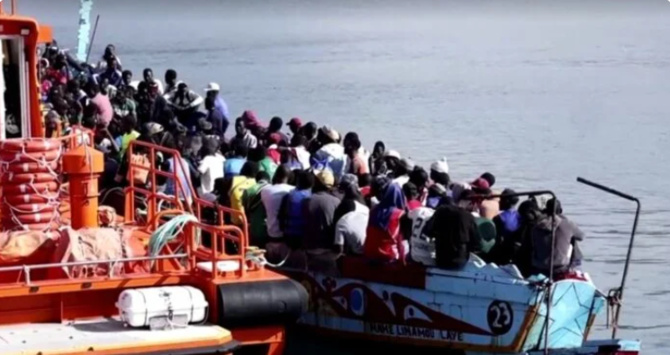 Espagne : 173 migrants sénégalais débarquent en 24 h, 4 000 en 1 mois