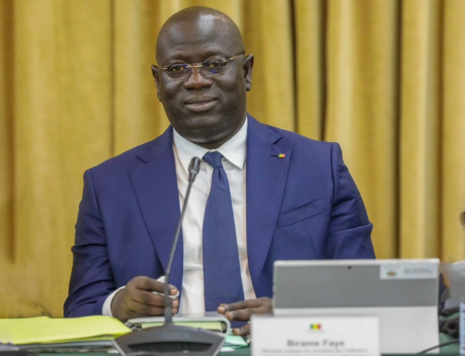 SEN de l’Apr : Le Ministre Biram Faye vient d’être coopté comme membre par le Président Macky Sall