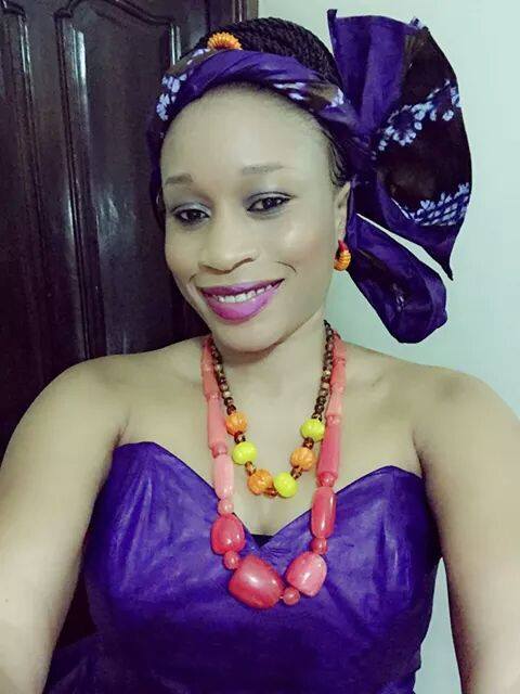Aïda Samb toute radieuse