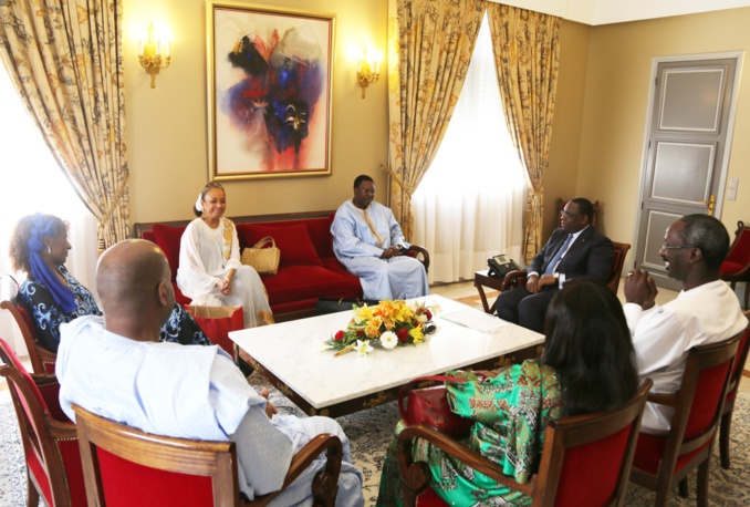 Pedro, Habib, Fabienne et Yacine: Les enfants de Abdou Diouf reçus par Macky Sall