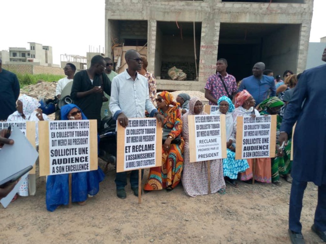 Manifestation qui interpelle l’Etat : La Cité Keur Mbaye Thioye dénonce les promesses non tenues des autorités