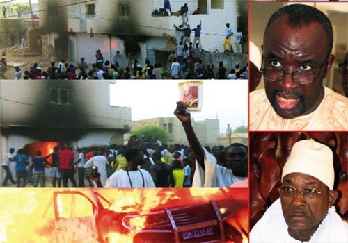 Incendie de la maison de Moustapha Cissé Lô à Touba…La Police a caché qu’elle avait fui…(VIDEO EXCLUSIVE)