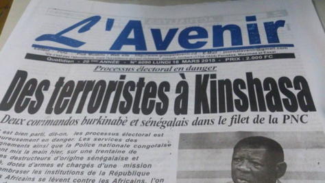 Un journal congolais assimile Y en a marre à un commando terroriste armé pour déstabiliser le pays 