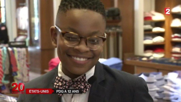 Etats-Unis: A douze ans,il devient le plus jeune chef d’entreprise aux USA (Vidéo)