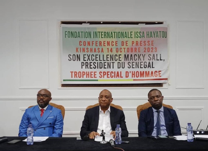 Le Président Macky Sall, lauréat du Trophée spécial pour le Leadership et la Paix en Afrique : L’hommage de M Anoï Niniba Castro, présidentt de la Fondation Issa Hayatou