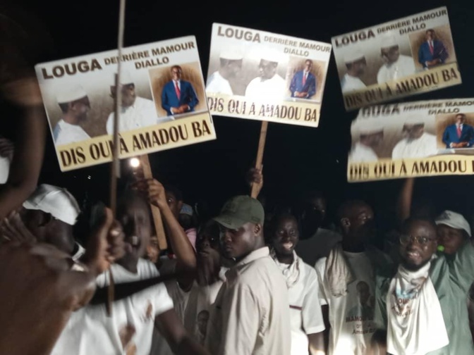 Louga : Le Mouvement Dolly Macky réserve une liesse population à Amadou Ba Louga : Le Mouvement Dolly Macky réserve une liesse population à Amadou Ba